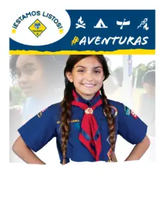 Cub Scouts promo girl flyer