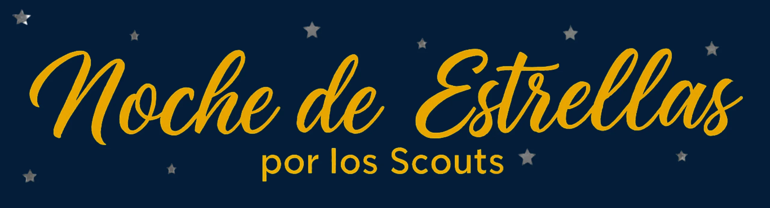 Noche de Estrellas por los Scouts